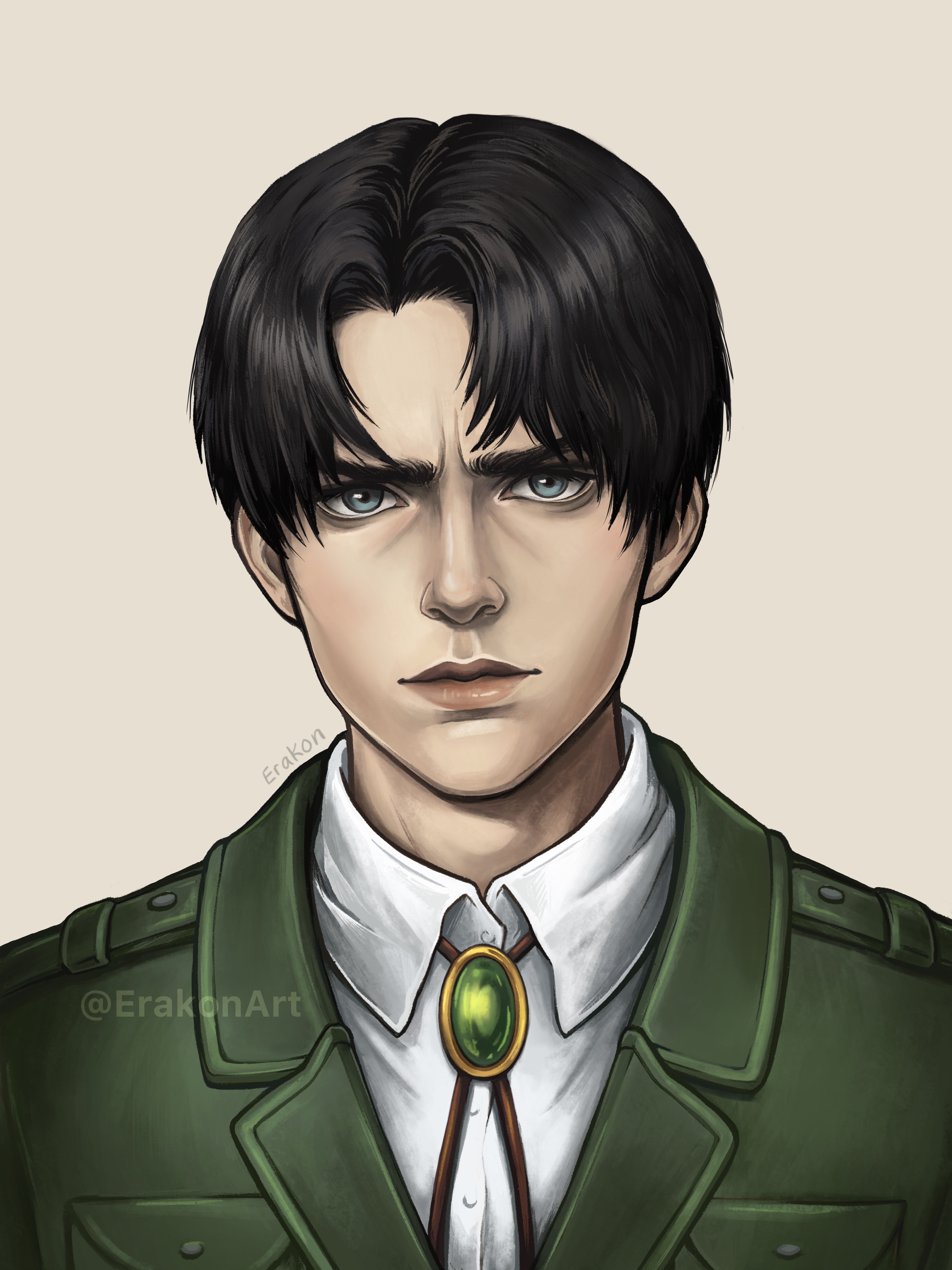 Digital Drawing of Ymir from Attack On Titan