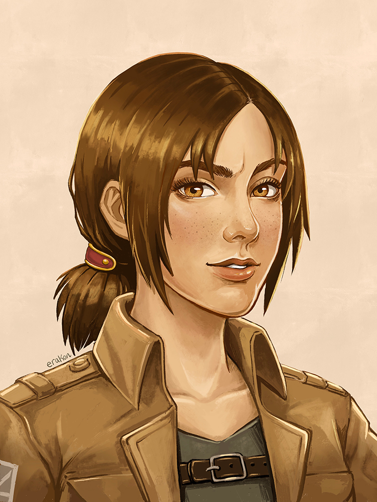 Digital Drawing of Ymir from Attack On Titan